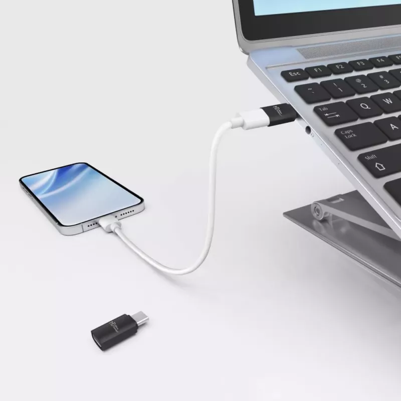 MicroConnect USB4-CCF-240W USB-C laidas 2 m, juodas