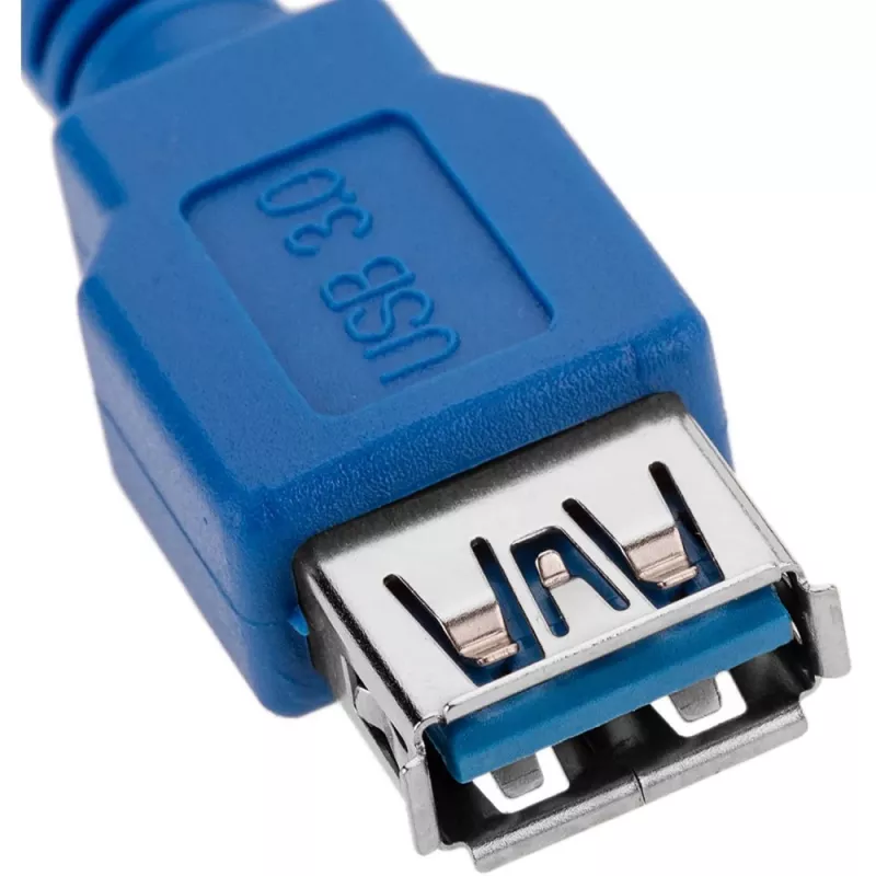 Techly USB 3.0 ilginimo laidas A kištukas / A lizdas 3 m mėlynas ICOC U3-AA-30-EX