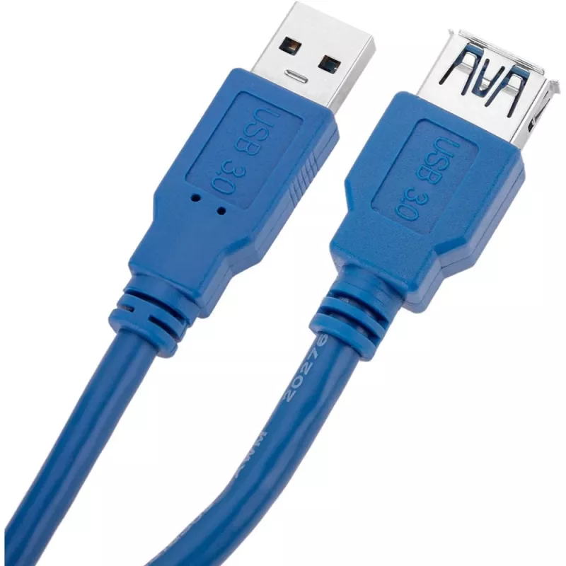 Techly USB 3.0 ilginimo laidas A kištukas / A lizdas 3 m mėlynas ICOC U3-AA-30-EX