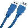 Techly USB 3.0 ilginimo laidas A kištukas / A lizdas 0,5 m mėlynas ICOC U3-AA-005-EX