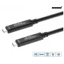 USB-C laidas MicroConnect MC-USB3.2CC05-8K-OP 5 m – palaiko 8K vaizdo perdavimą, USB 3.2