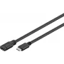 Microconnect MC-ITH-USBC-EX-002 USB-C kabelis USB 3.2 Gen 1 (3.1 Gen 1) 1,8 m juodas