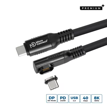 Microconnect MC-LS-USB4CC1.0-A USB 4 laidas 1 m USB C juodas