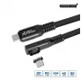 Microconnect MC-LS-USB4CC1.0-A USB 4 laidas 1 m USB C juodas