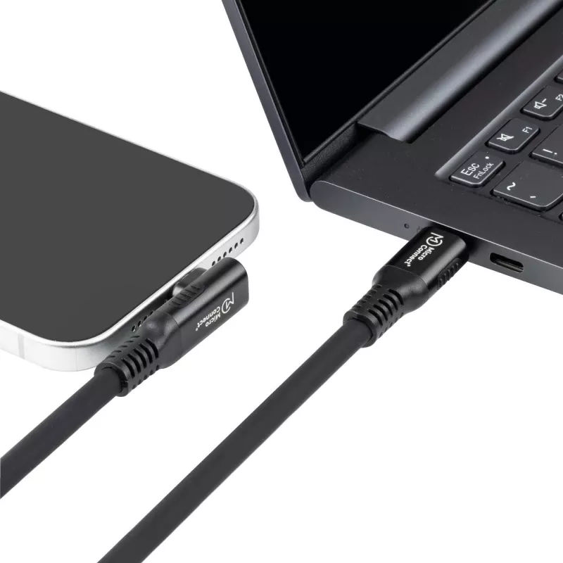 Microconnect MC-LS-USB4CC1.0-A USB 4 laidas 1 m USB C juodas