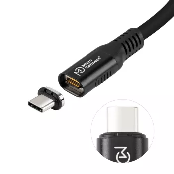 MicroConnect MC-LS-USB4CC2.0 USB-C laidas 2 m juodas