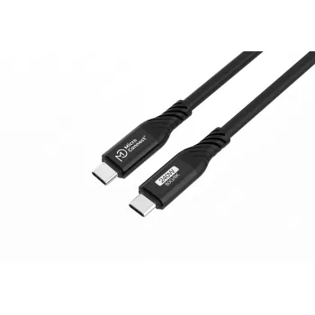 MicroConnect USB4CC05-240W-80GBPS USB4 Gen 3x2 laidas USB C 0.5 m juodas
