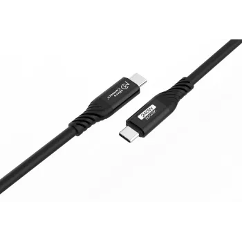 MicroConnect USB4CC05-240W-80GBPS USB4 Gen 3x2 laidas USB C 0.5 m juodas