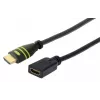 Techly ICOC-HDMI-4-EXT075 HDMI laidas 7,5 m HDMI A tipo (standartinis) juodas