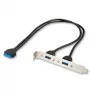 Vidinis USB kabelis Lindy 33096, 0,4 m, USB 3.2 Gen 1