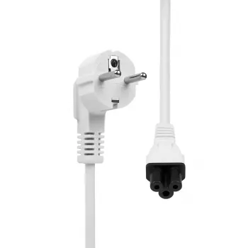 ProXtend maitinimo laidas su kampuotu Schuko kištuku į C5 lizdą, baltas, 2 m, 250 V, 2.5 A