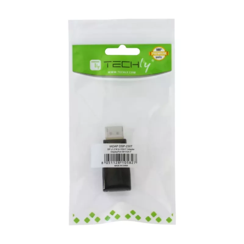 Lyčių keitiklis DisplayPort VGA Techly IADAP-DSP-230T