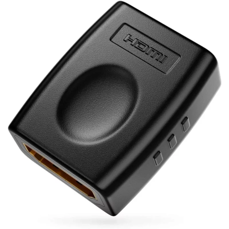 Techly IADAP-HDMI-F/F lyties keitiklis, juodas