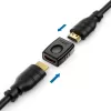 Techly IADAP-HDMI-F/F lyties keitiklis, juodas