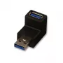 USB 3.2 Type A–A 90° adapteris Lindy 71261
