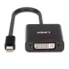 Lindy Mini DisplayPort į DVI aktyvus keitiklis 0,16 m juodas
