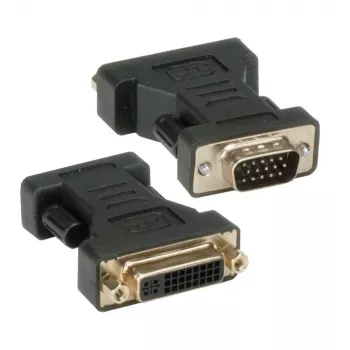 Techly DVI į analoginį VGA F / M adapteris IADAP DVI-9100, VGA, DVI-I, juodas