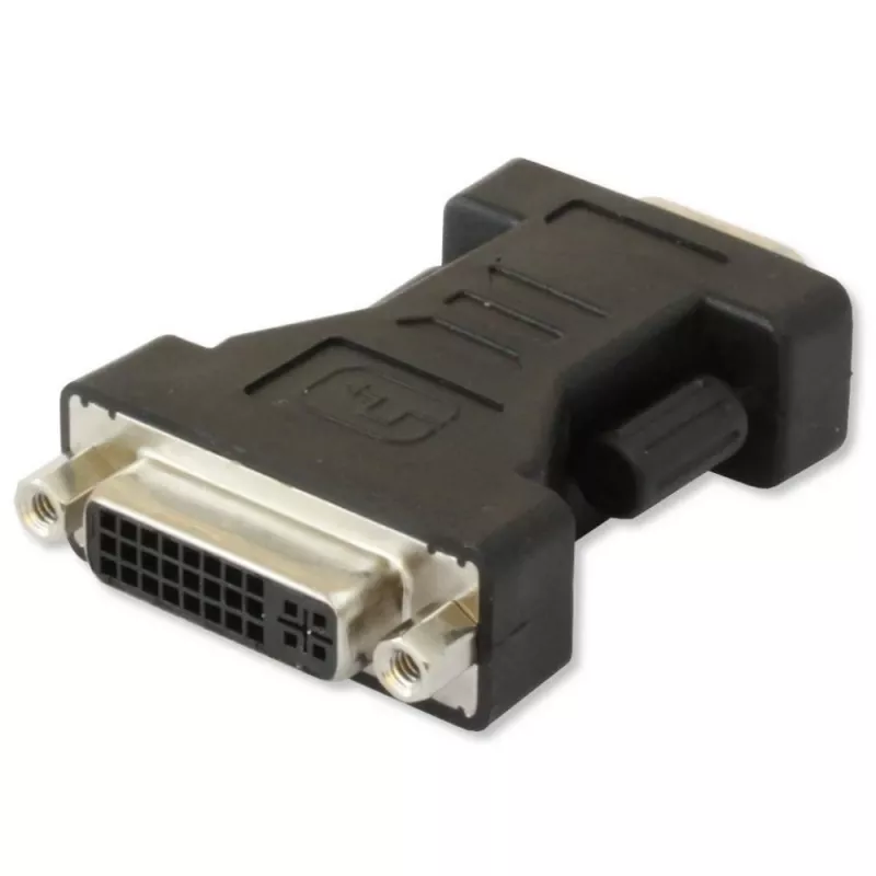 Techly DVI į analoginį VGA F / M adapteris IADAP DVI-9100, VGA, DVI-I, juodas
