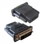 Lyties keitiklis DVI-D į HDMI Techly IADAP-DVI-HDMI-F, juodas