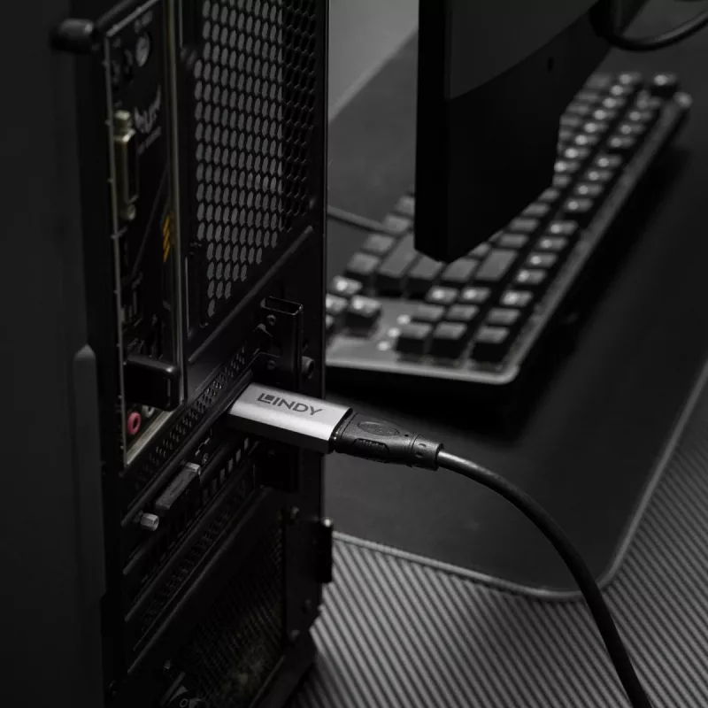 DisplayPort į HDMI adapteris Lindy 41095 – palaiko 4K 120Hz