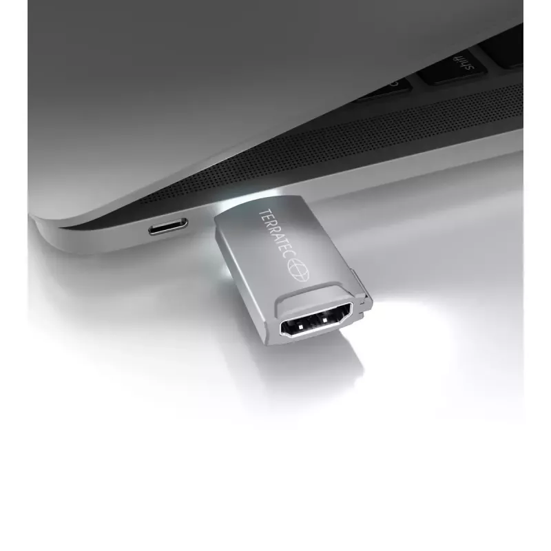Jungtis Terratec CONNECT C12 USB Type-C HDMI pilka