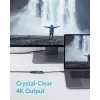 USB grafikos adapteris Anker A83120A1 — USB 3.2 Gen 1, juodas/pilkas, kabelis 0,15 m