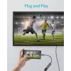 USB grafikos adapteris Anker A83120A1 — USB 3.2 Gen 1, juodas/pilkas, kabelis 0,15 m