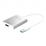 j5create JUA354 USB 3.0 į 4K HDMI vaizdo adapteris, sidabrinis