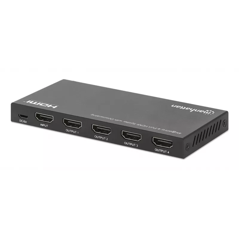 HDMI skirstytuvas Manhattan 4 prievadų 4K@60Hz su mažinimu