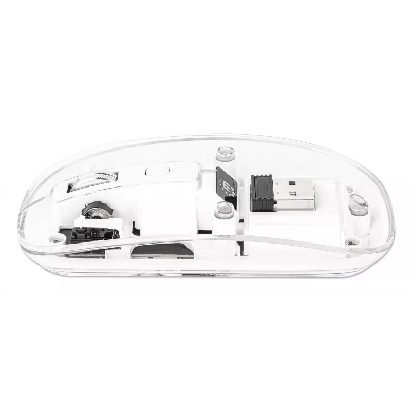 Manhattan Transparent Rechargeable Wireless USB pelė