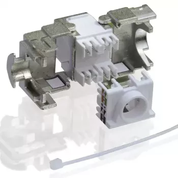 Cat.6a Keystone RJ-45 Ekranuotas Bekontaktis VERTYBĖ 26.99.0366