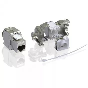 Cat.6a Keystone RJ-45 Ekranuotas Bekontaktis VERTYBĖ 26.99.0366
