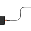 USB-C į USB-C maitinimo laidas Eaton 1,5 m — Kevlar šerdis, USB 2.0, juoda/oranžinė