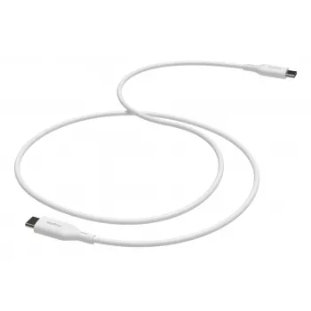Mophie Essentials USB-C į USB-C | 3 m įkrovimo laidas, Baltas