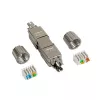 RJ45 jungtis LogiLink MP0057 Cat.6A / Cat.7 / Cat.7A metalinė