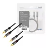 LogiLink CA1201 garso laidas 0,5 m 2 x RCA juodas