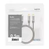 LogiLink CA1201 garso laidas 0,5 m 2 x RCA juodas