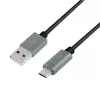 LogiLink CU0132 USB A – Micro-USB A laidas, 1 m, pilkas