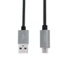 LogiLink CU0132 USB A – Micro-USB A laidas, 1 m, pilkas