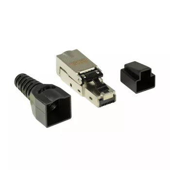 RJ-45 jungtis LogiLink MP0044 Cat6a 0,5 m Nerūdijantis plienas