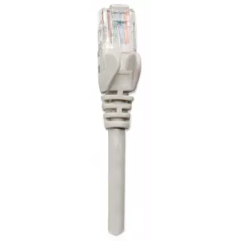 Intellinet tinklo jungiamasis laidas Cat5e, 2 m, pilka, CCA, U/UTP, PVC, RJ45, auksuoti kontaktai, be užkabinimo, su apsauginiu gaubtu, garantija visam laikui