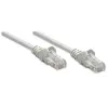 Intellinet tinklo jungiamasis laidas Cat5e, 2 m, pilka, CCA, U/UTP, PVC, RJ45, auksuoti kontaktai, be užkabinimo, su apsauginiu gaubtu, garantija visam laikui