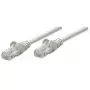 Intellinet tinklo jungiamasis laidas Cat5e, 2 m, pilka, CCA, U/UTP, PVC, RJ45, auksuoti kontaktai, be užkabinimo, su apsauginiu gaubtu, garantija visam laikui