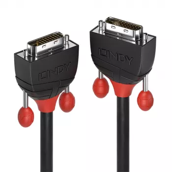 Lindy 3 m DVI-D Dual Link laidas, juodas (Black Line)