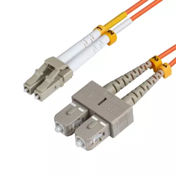 Microconnect FIB420003 šviesolaidinis kabelis 3 m LC SC oranžinis