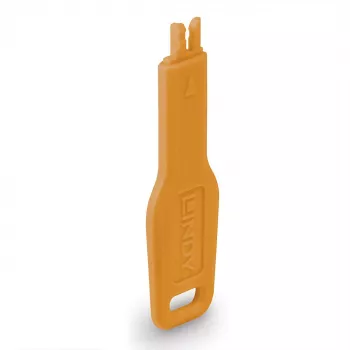 Lindy RJ45 prievado užrakto raktas oranžinis 47896