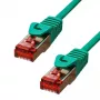 Ethernet kabelis ProXtend CAT6 RJ-45 F/UTP 20 m žalias