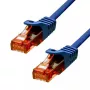 ProXtend 6UTP-0075BL tinklo kabelis Ethernet, CAT6 U/UTP, LSZH, 0,75 m, mėlynas
