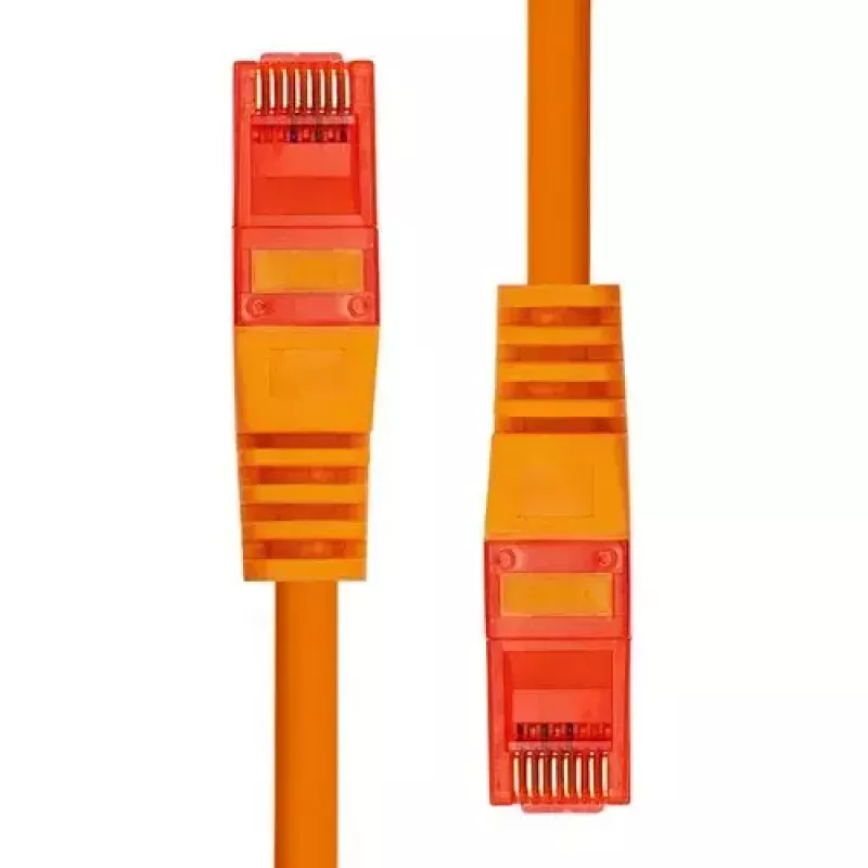 ProXtend 6UTP-002O CAT6 U/UTP Ethernet kabelis, LSZH, varinis, 0,2 m, oranžinis
