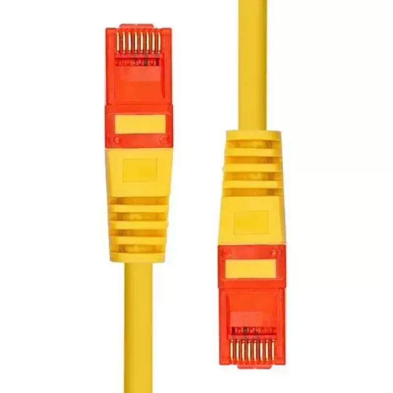 Ethernet kabelis ProXtend CAT6 RJ-45 U/UTP 10 m geltonas
